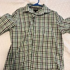 Mens Banana Republic Slim Fit Dress Shirt